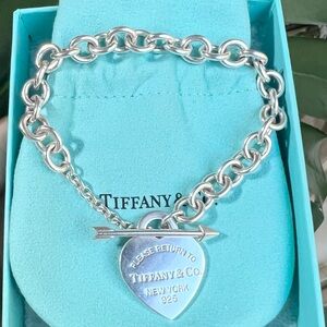 ❤️ Tiffany & Co. — Return to Tiffany Lovestruck Heart Tag Bracelet